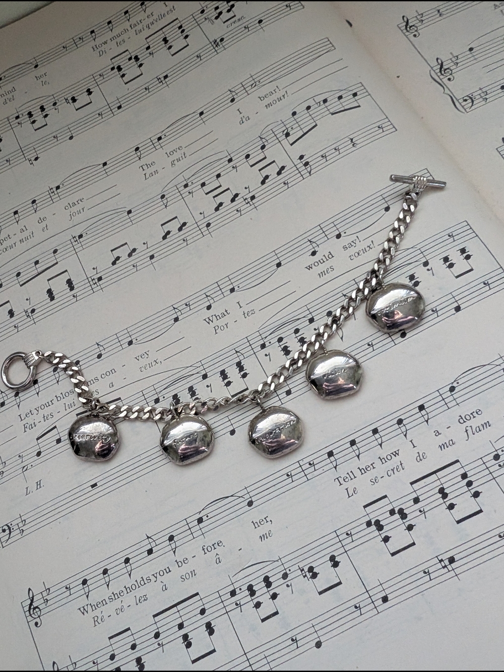 Cerruti Sterling Silver Charm Bracelet with Inspiration Charms - Picture 8 of 16